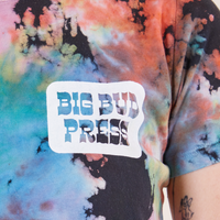 Rainbow Magic Waters Tee Big Bud Press Logo close up