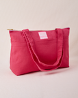 XL Zip Tote in Hot Pink