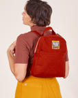 Mini Backpack in Paprika worn by Tiara