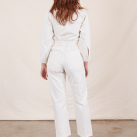 Back view of Everyday Jumpsuit in Vintage Tee Off-White worn by Alex