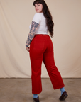 Back view of Work Pants in Paprika on Sydney