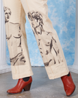 Venus & David Airbrush Western Pants pant leg close up on Tiara
