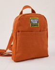 Mini Backpack in Burnt Terracotta