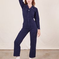 Everyday Jumpsuit in Navy Blue on Alex