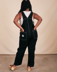 Back view of Original Overalls in Basic Black worn by Shai