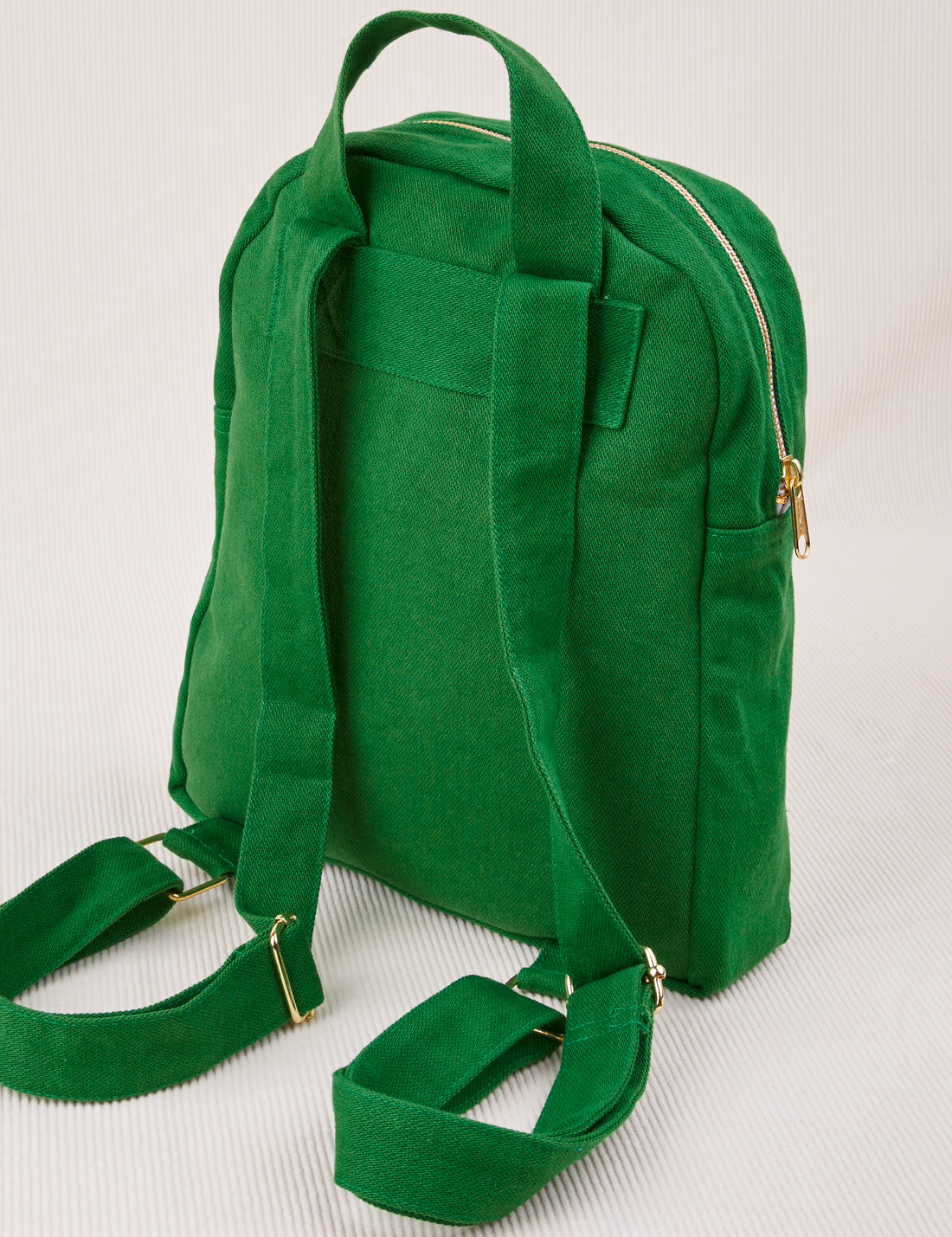 Mini Backpack in Forest Green back view