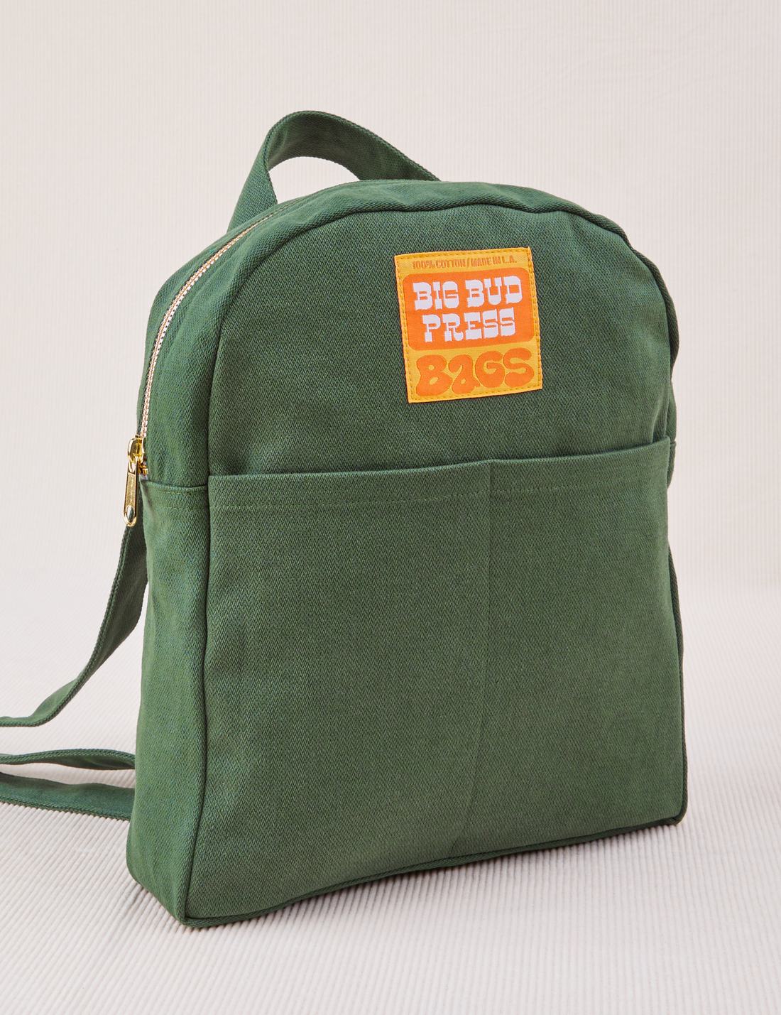 Mini Backpack in Dark Emerald Green