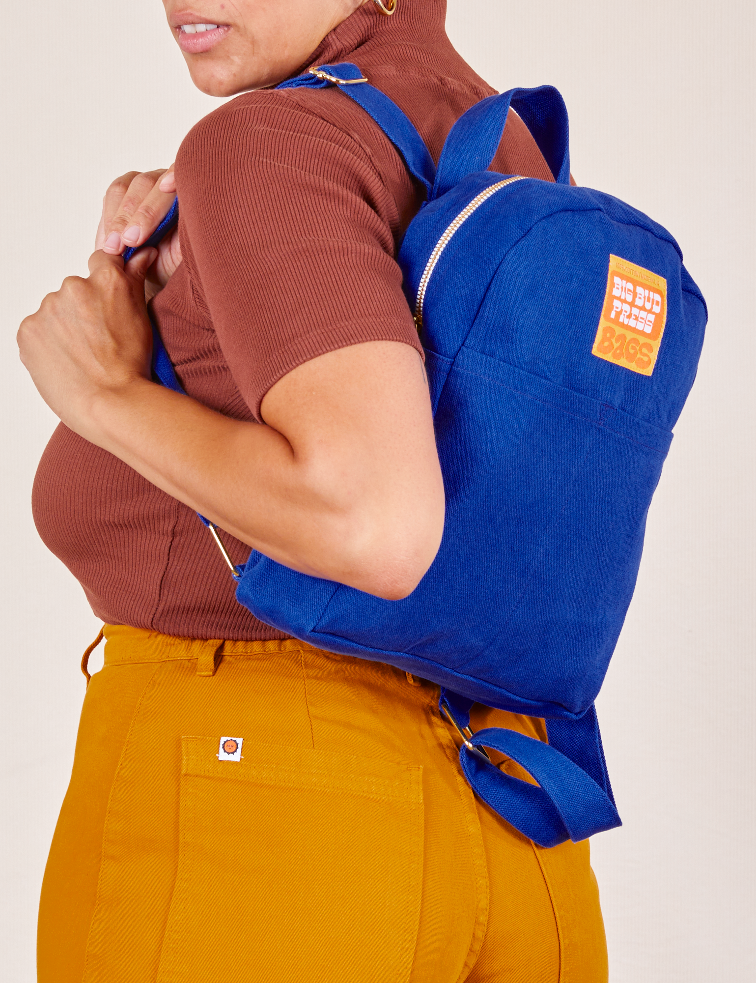 Mini Backpack in Royal Blue worn by Tiara