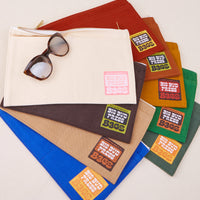 Big Pouches in an array of colors