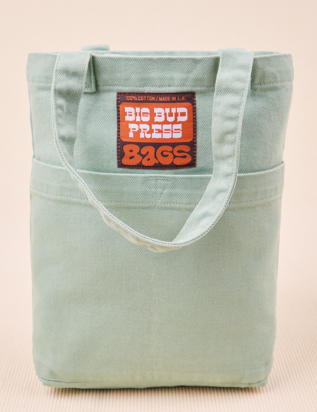 Mini Tote Bags in Sage Green