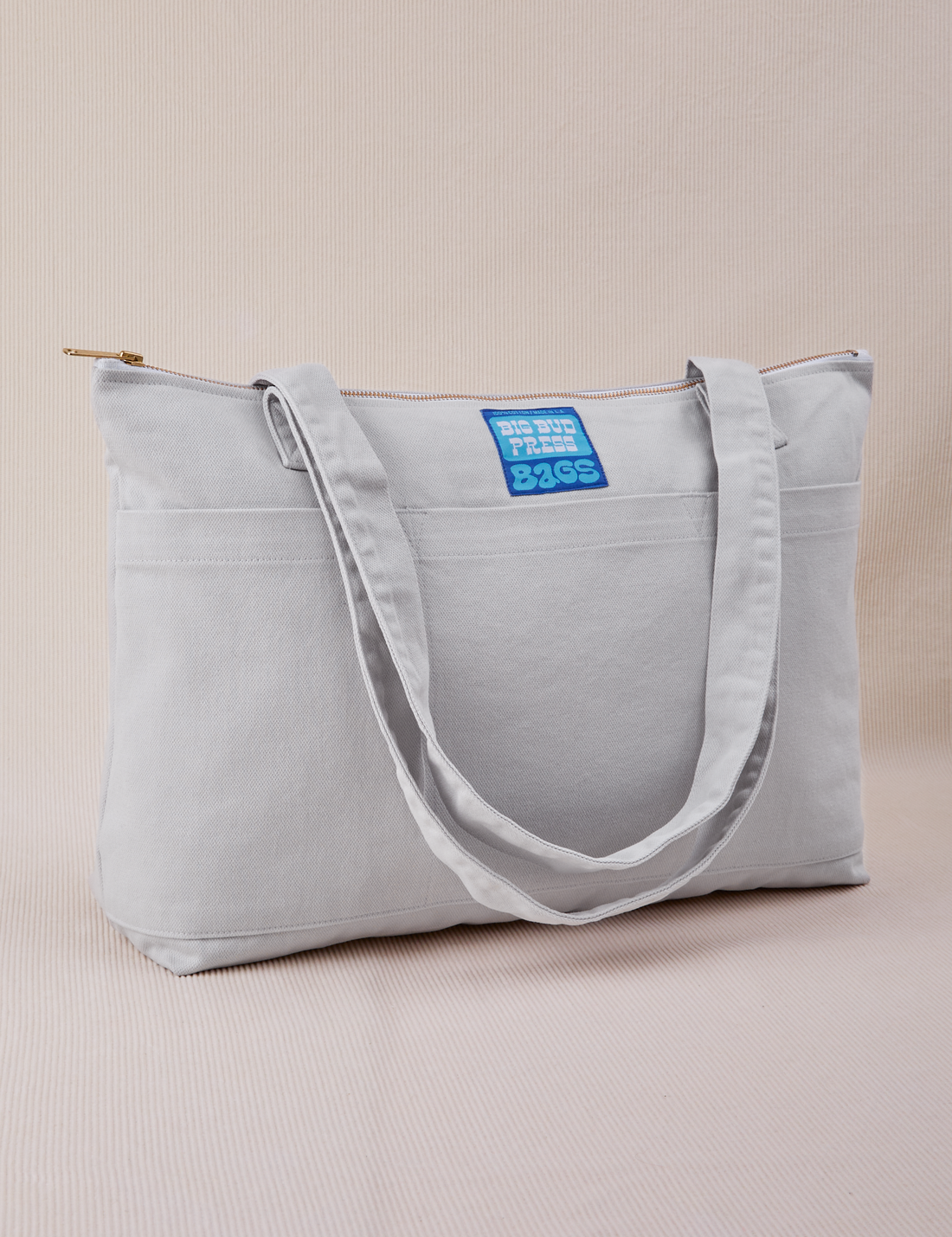 XL Zip Tote in Dishwater White