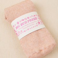 Thick Crew Sock in Dusty Rose with packaging