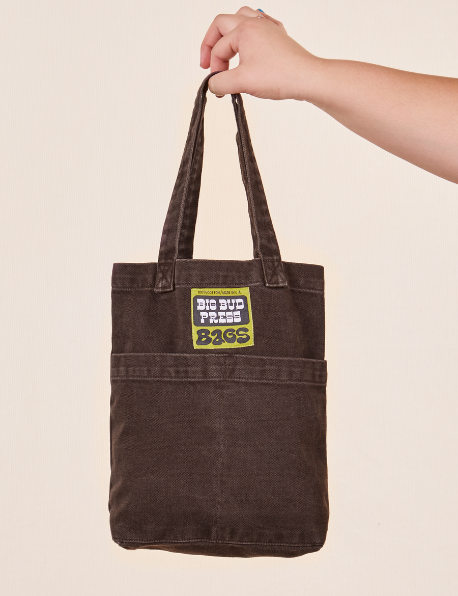 Mini Tote Bag in Espresso Brown