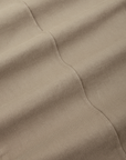 Western Pants in Khaki Grey fabric detail