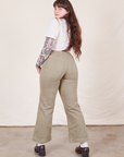 Back view of Western Pants in Khaki Grey on Sydney