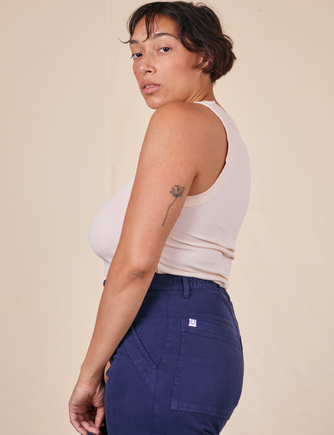 Work Pants in Navy Blue