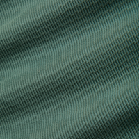 Long Sleeve V-Neck Tee in Emerald Green detail close up of fabric