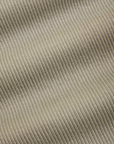 Sleeveless Essential Turtleneck in Khaki Grey fabric detail