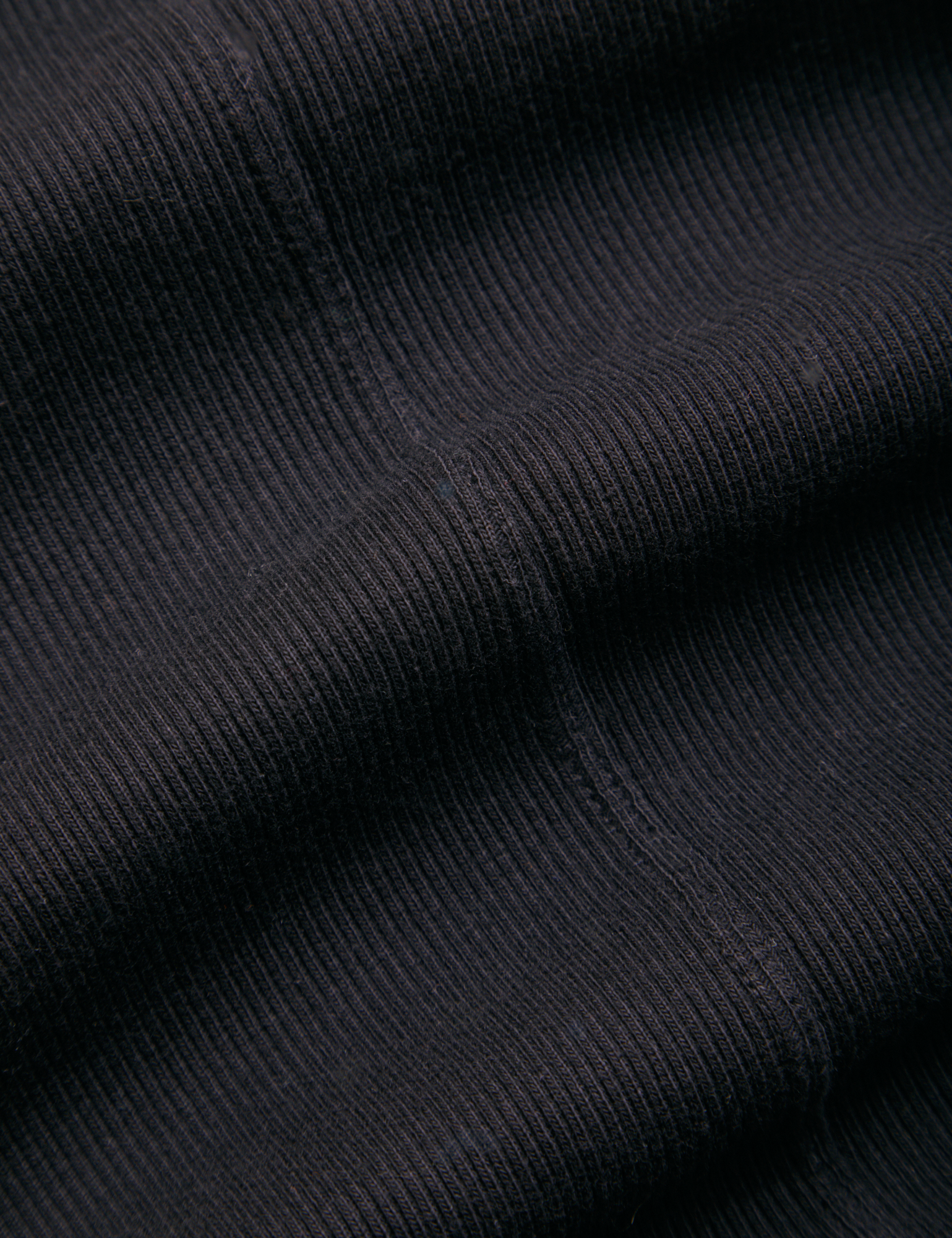 Wrap Top in Basic Black detail close up of fabric