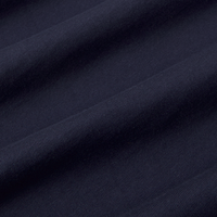 The Organic Vintage Tee in Navy Blue fabric detail