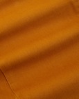 Work Pants in Spicy Mustard detail close up of fabric