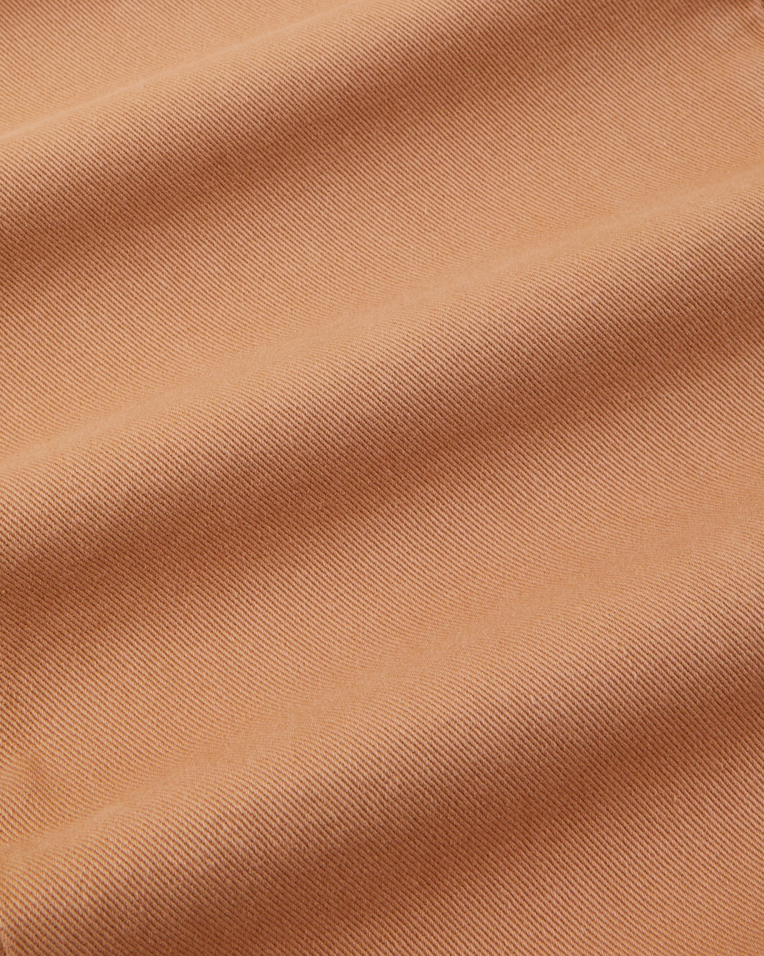 Work Pants in tan fabric detail