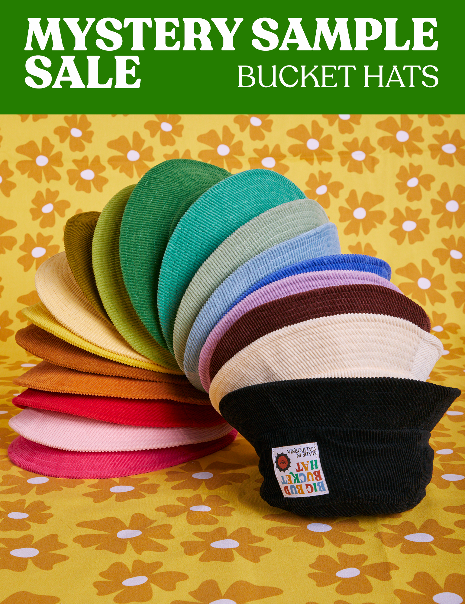 BUCKET HAT - MYSTERY SAMPLE SALE! *FINAL SALE*