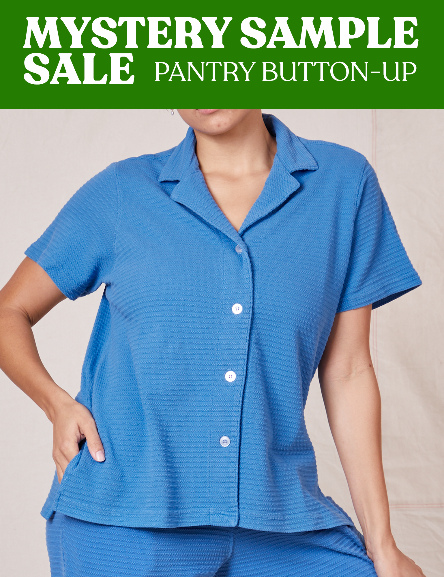 PANTRY BUTTON-UP - MYSTERY SAMPLE SALE! *FINAL SALE*