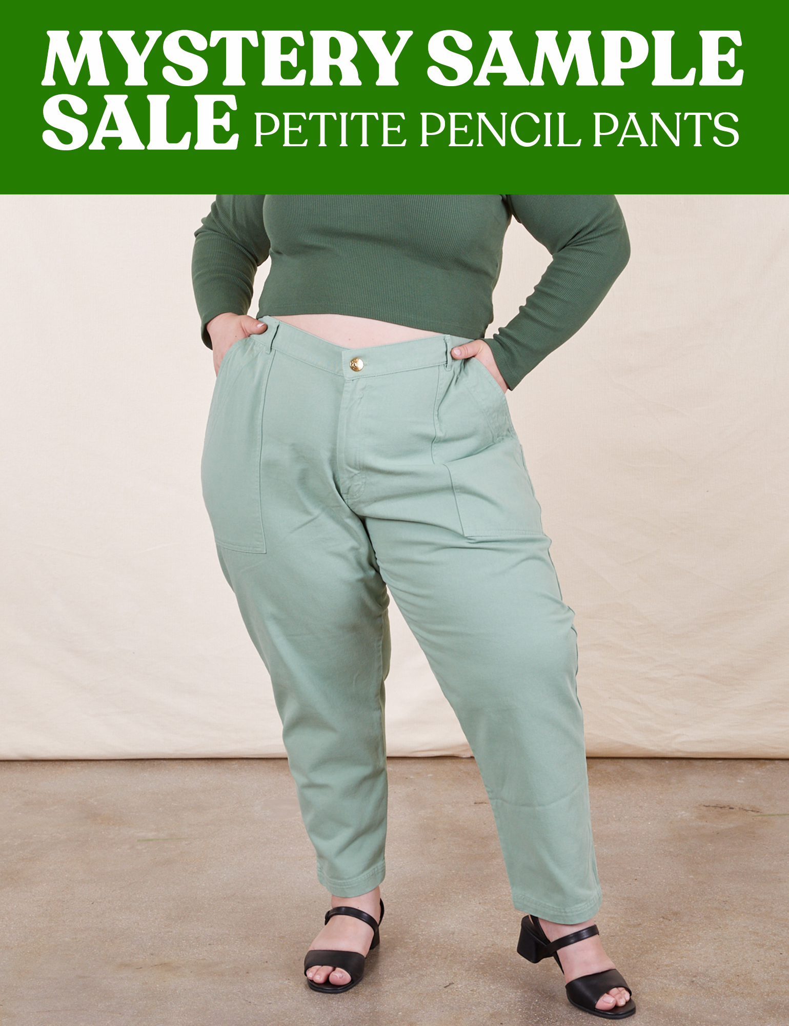 PETITE PENCIL PANTS - MYSTERY SAMPLE SALE! *FINAL SALE*