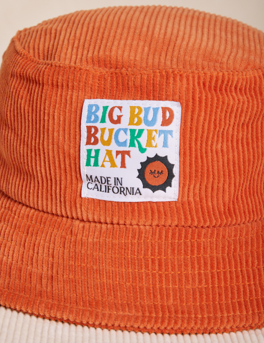 Big Bud Bucket Hat in burnt orange