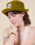 Big Bud Bucket Hat in olive green worn by Hana
