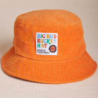 Big Bud Bucket Hat in orange sherbert