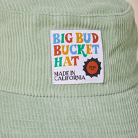 Big Bud Bucket Hat in sage green