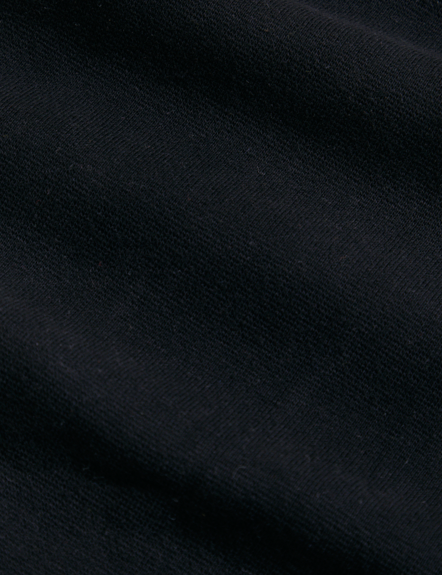 The Tank Top in Basic Black detail close up of fabric